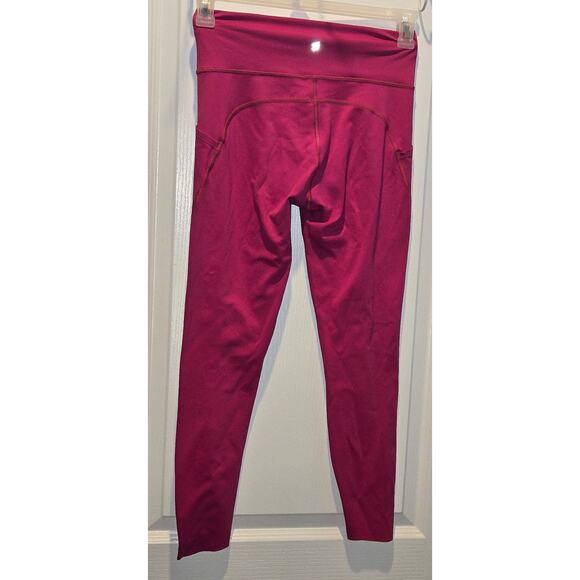 PELOTON Move Mission Tulip Hem Legging sz M hot pink - Picture 2 of 6
